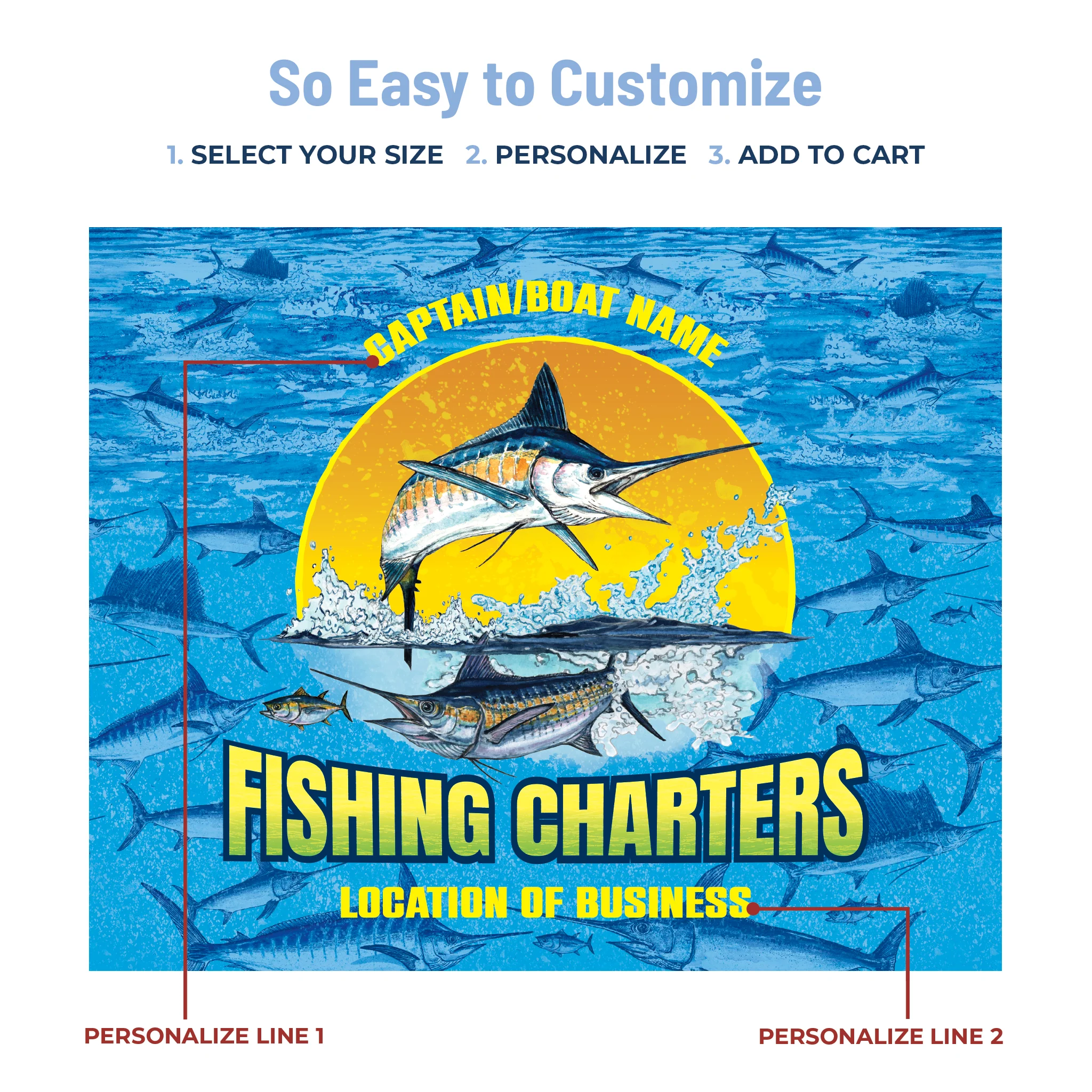 Fishing Charters Stainless Steel Drinkware - Image 6