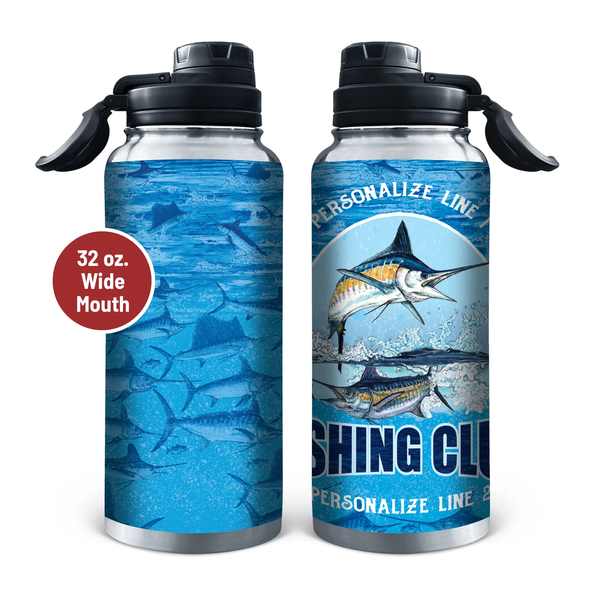 Fishing Club Stainless Steel Drinkware - Image 4
