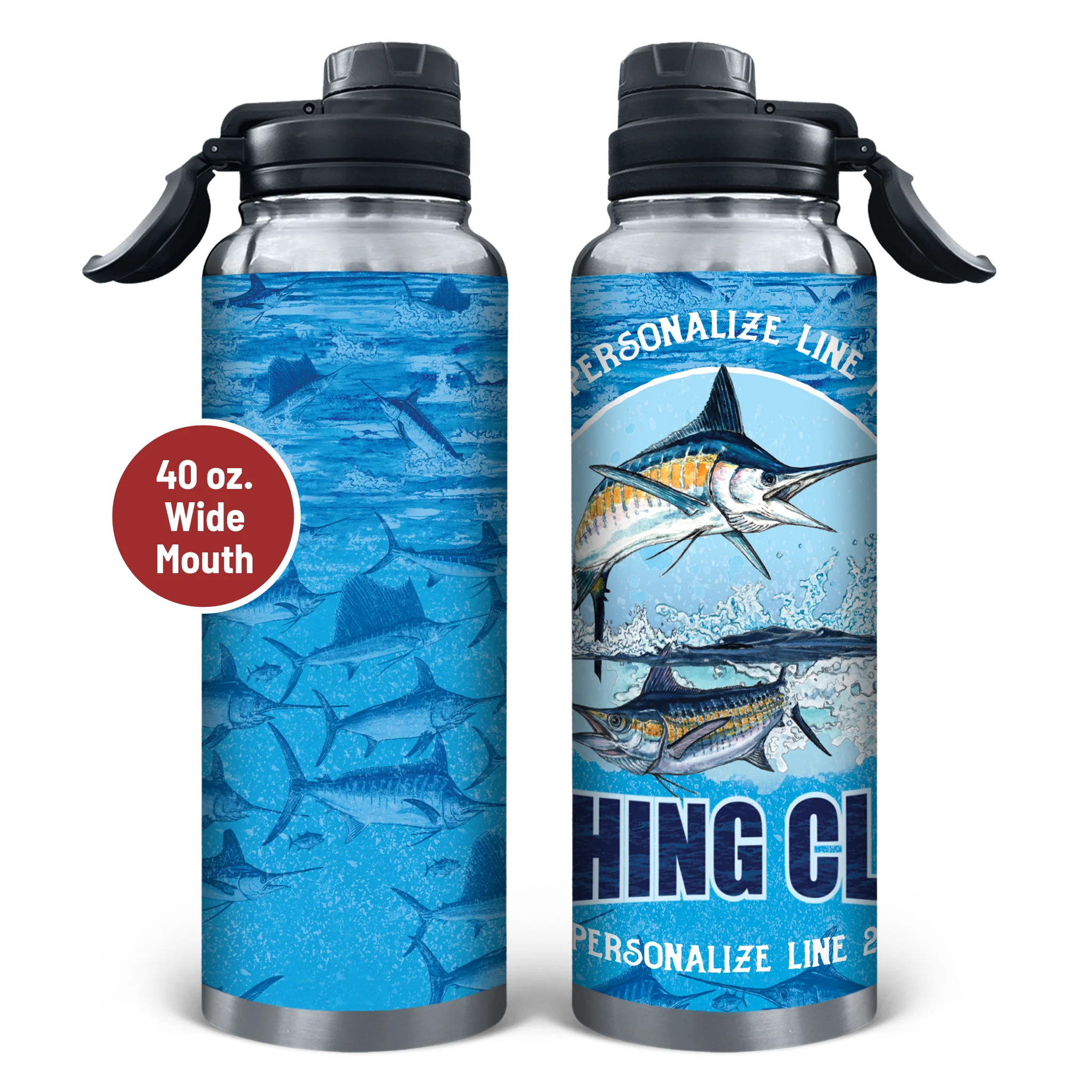 Fishing Club Stainless Steel Drinkware - Image 5