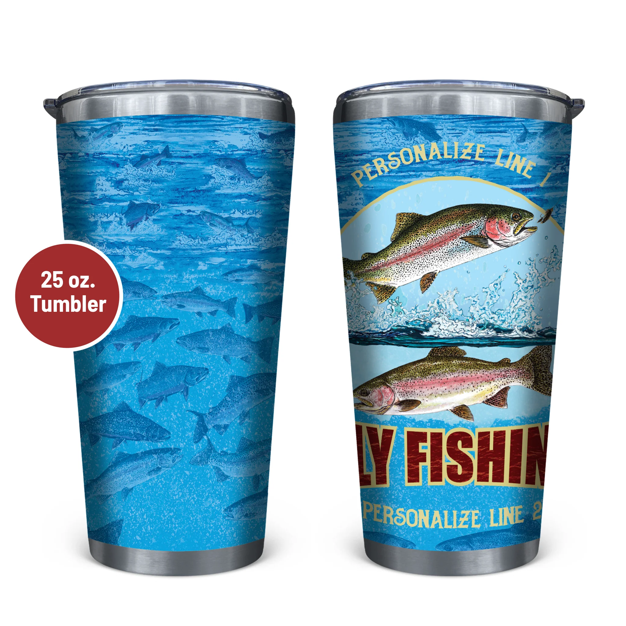 Fly Fishing Stainless Steel Drinkware - Image 3
