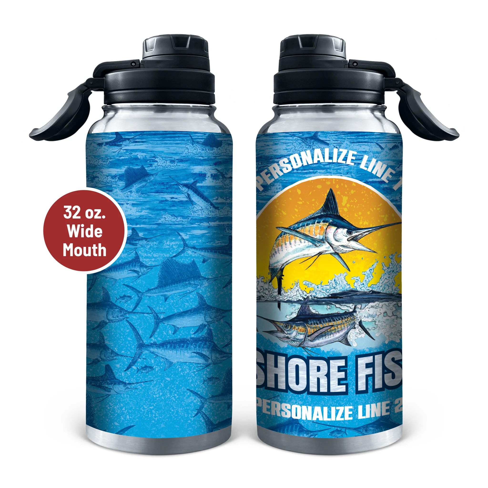 Offshore Fishing Stainless Steel Drinkware - Image 4