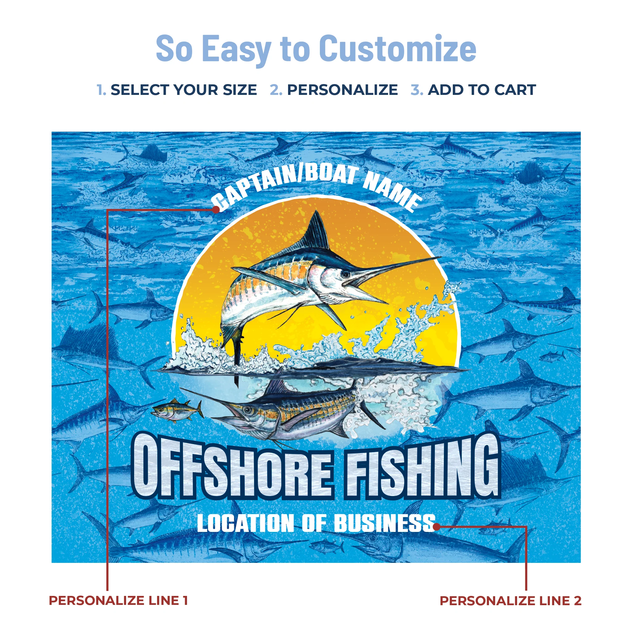Offshore Fishing Stainless Steel Drinkware - Image 6