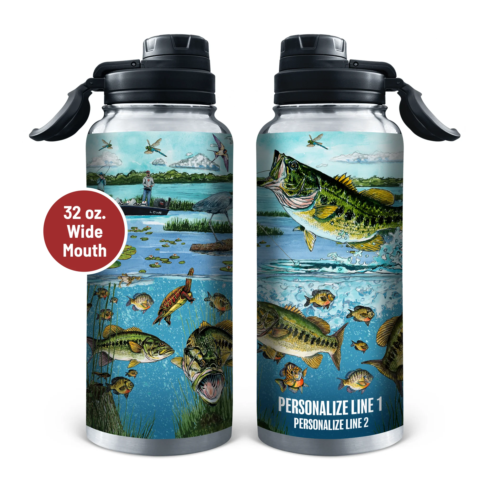Slammin' 360 - Bass Stainless Steel Drinkware - Image 4