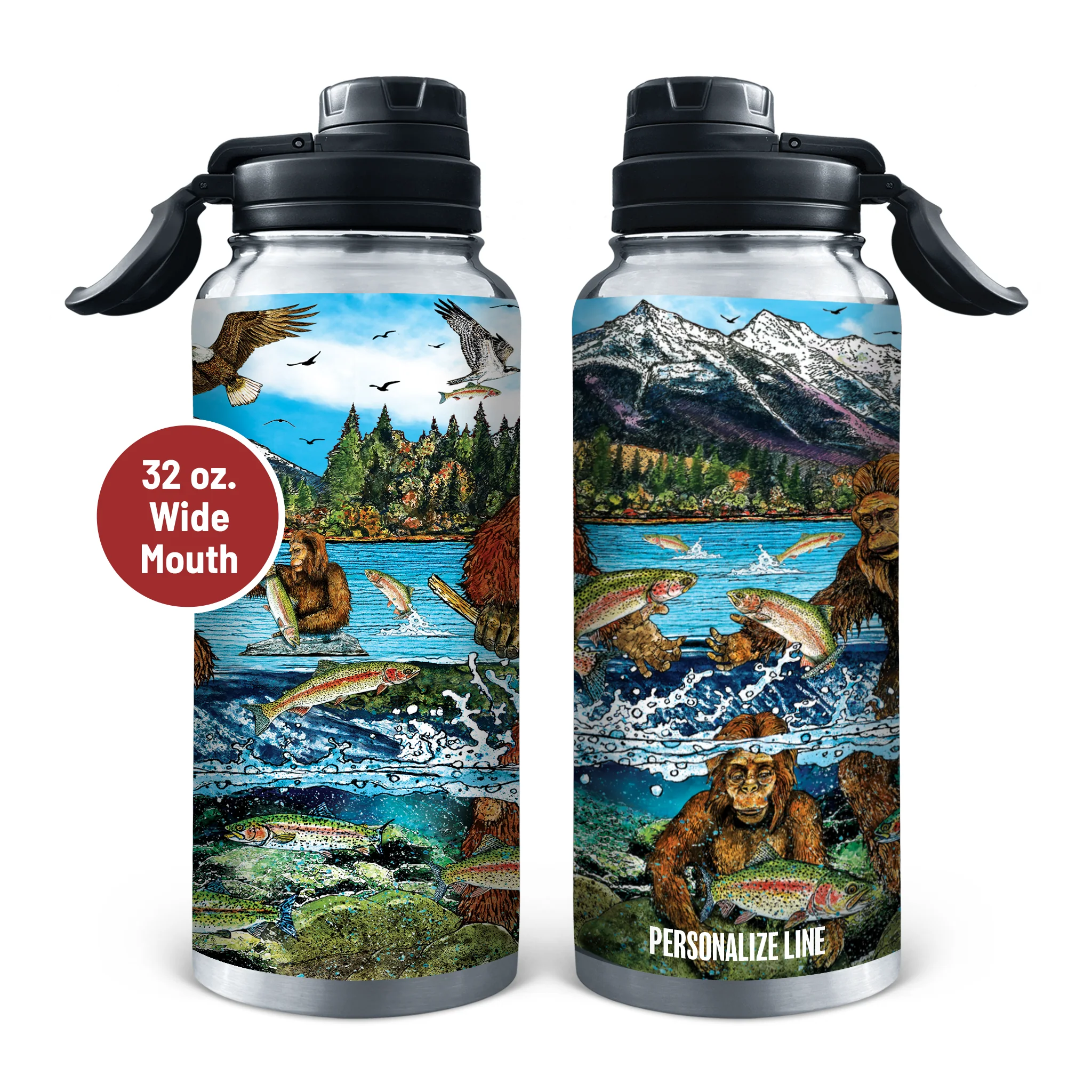 Slammin' 360 - Bigfoot Stainless Steel Drinkware - Image 4