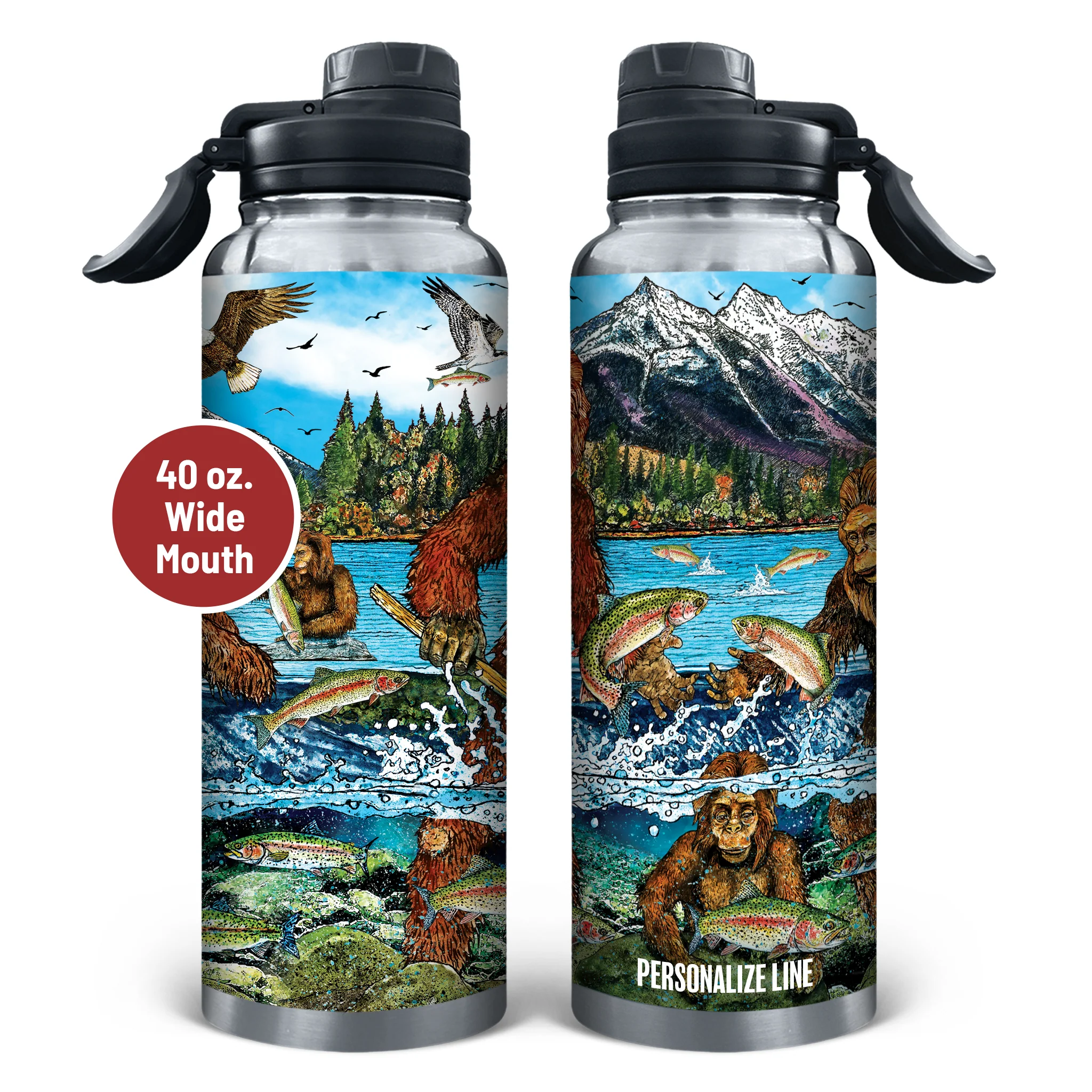 Slammin' 360 - Bigfoot Stainless Steel Drinkware - Image 5