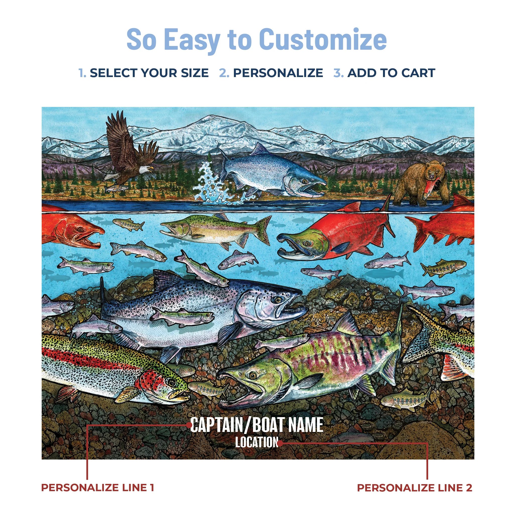 Slammin' 360 - Pacific Salmon Stainless Steel Drinkware - Image 6