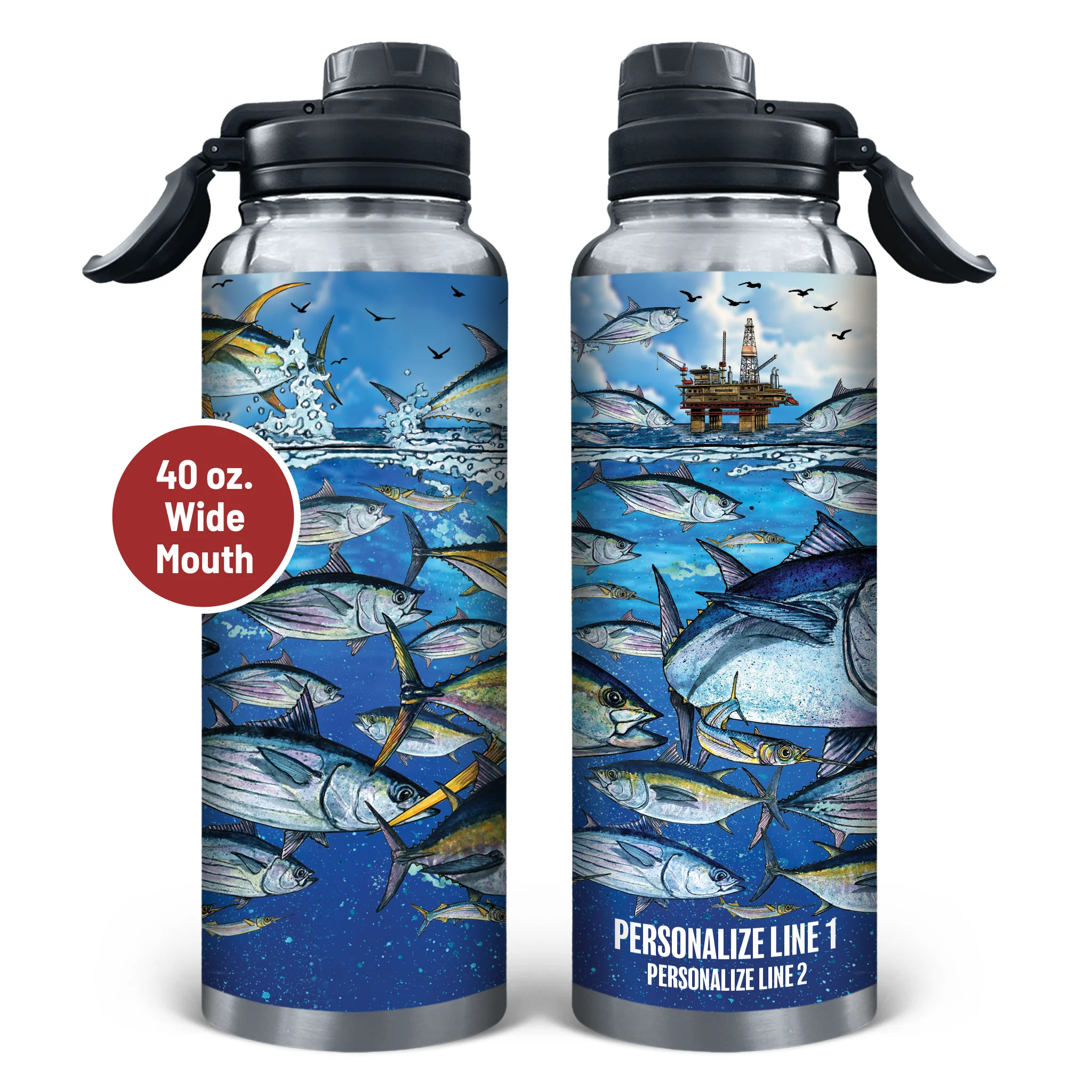 Slammin' 360 - Tuna Stainless Steel Drinkware - Image 5