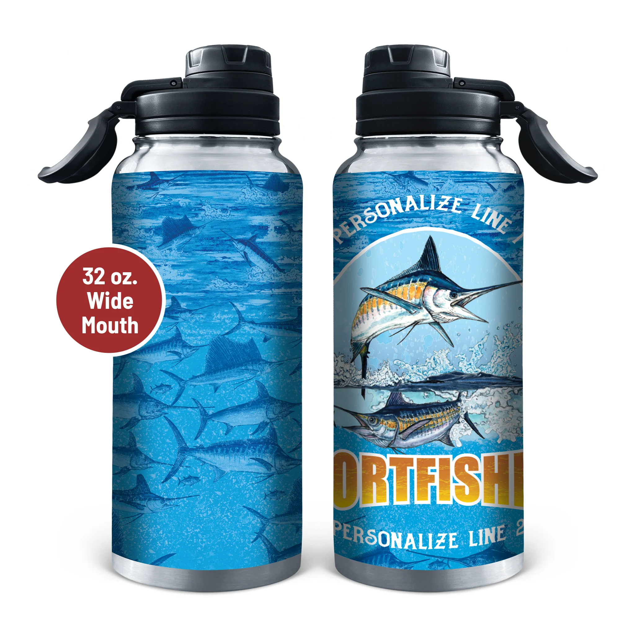 Sportfishing Stainless Steel Drinkware - Image 4