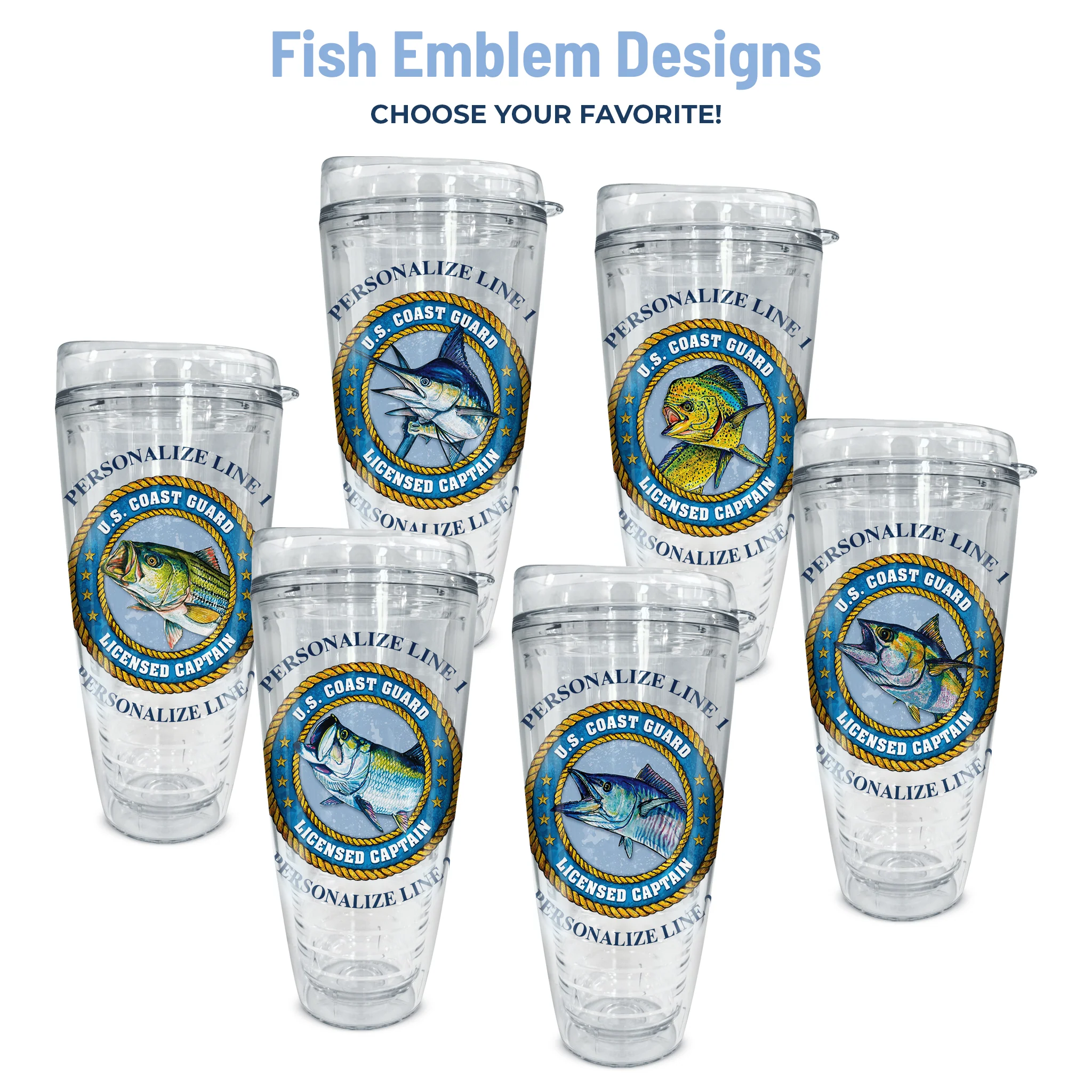 U.S. Coast Guard Licensed Captain Insulated Tumbler - Image 5