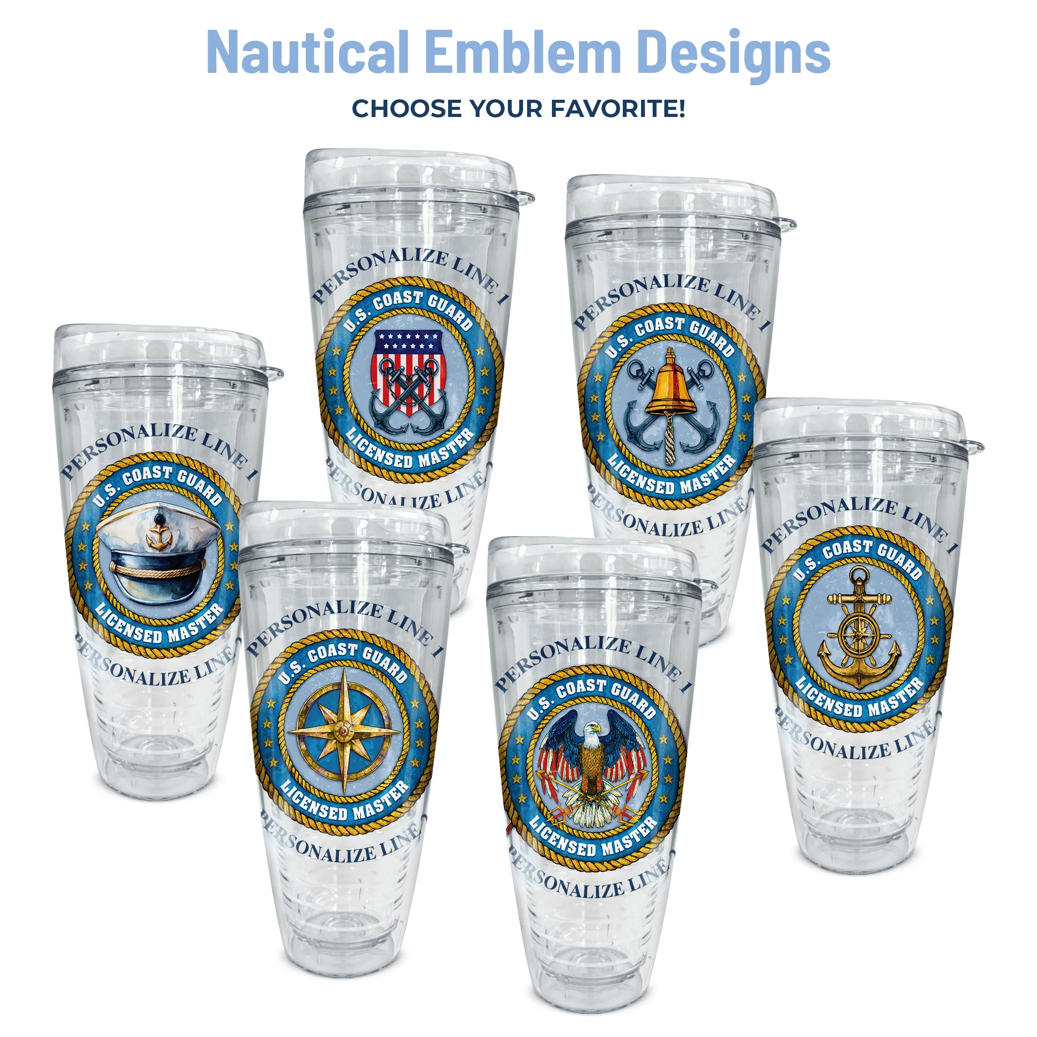 U.S. Coast Guard Licensed Master Insulated Tumbler - Image 3