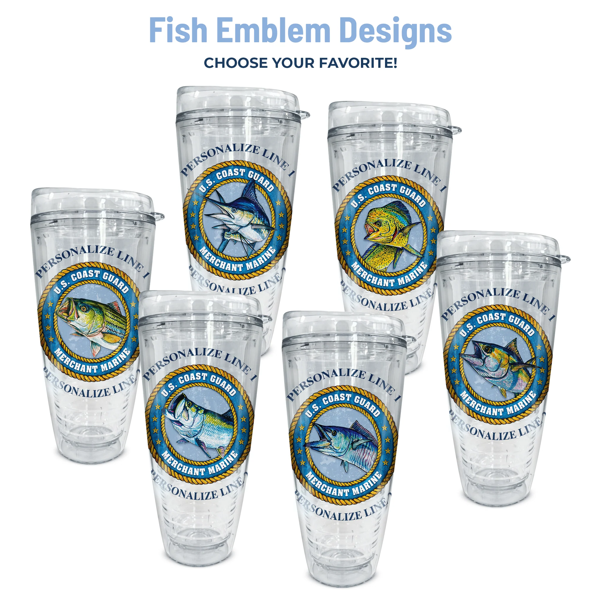 U.S. Coast Guard Merchant Marine Insulated Tumbler - Image 5